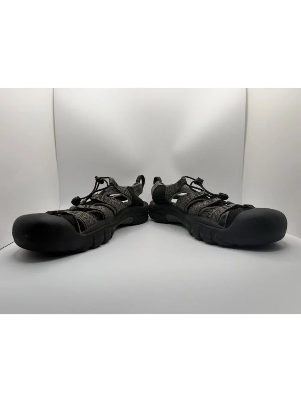 Keen Newport H2 Hiking Sandals Mens Size 12 Black/Steel Grey Water Outdoor Shoes